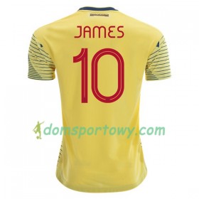 Koszulka Kolumbia James Rodriguez 10 Domowe Koszulki Piłkarskie Copa América 2019 Krótki Rękaw